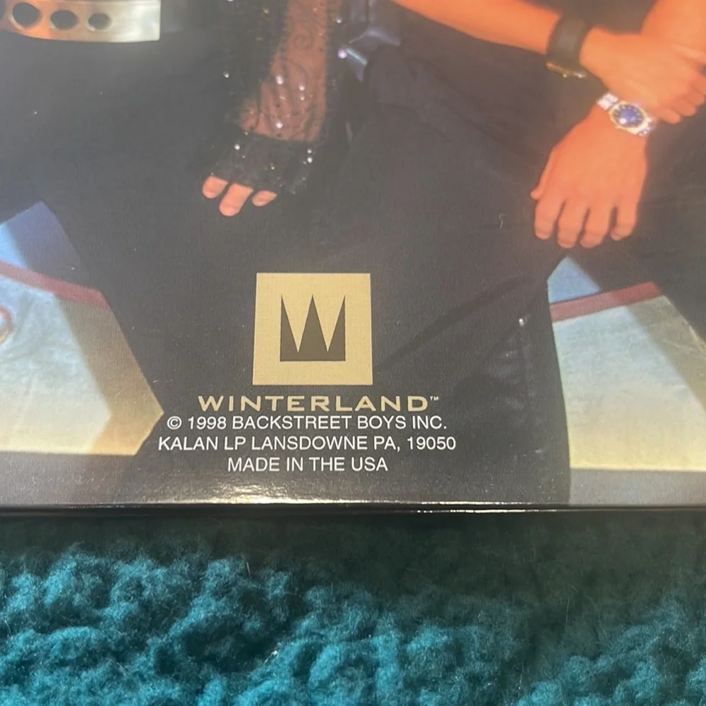 Vintage 1998 Backstreet Boys pocket folder